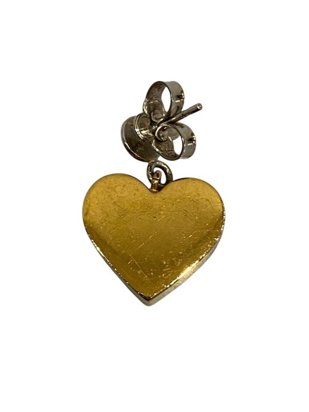 Louis Vuitton Bookle D'oreil Earrings Set Silver Color Gold - Picture 9 of 11